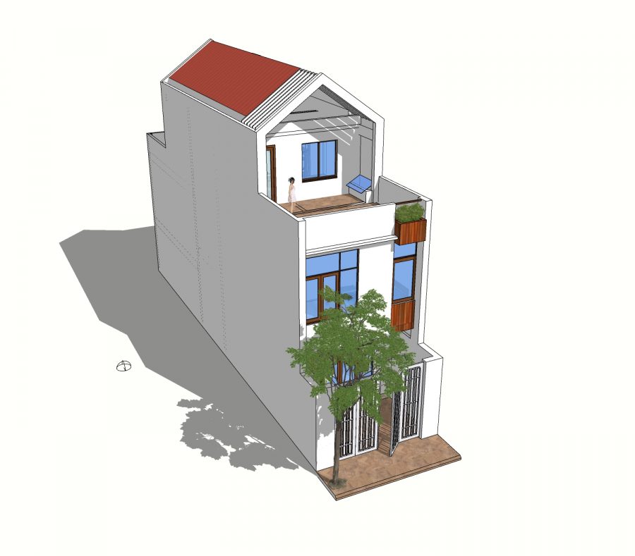 NHÀ 3 TẦNG CHI PHÍ THẤP