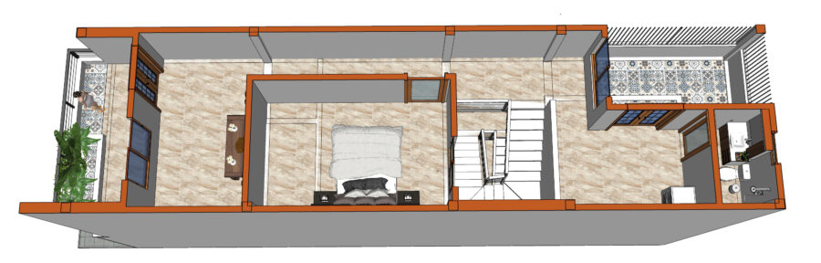 nhà phố 3 tầng đẹp