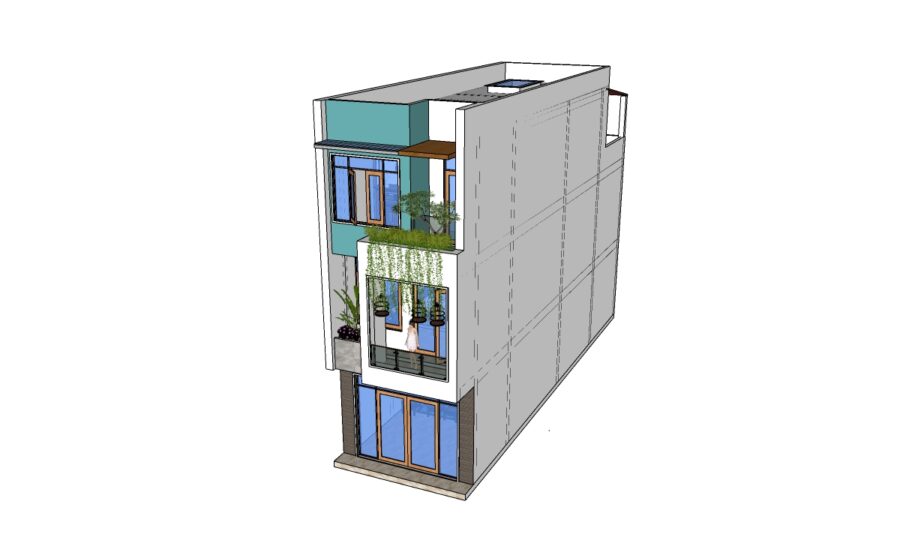 NHÀ PHỐ 3 TẦNG 4.5M