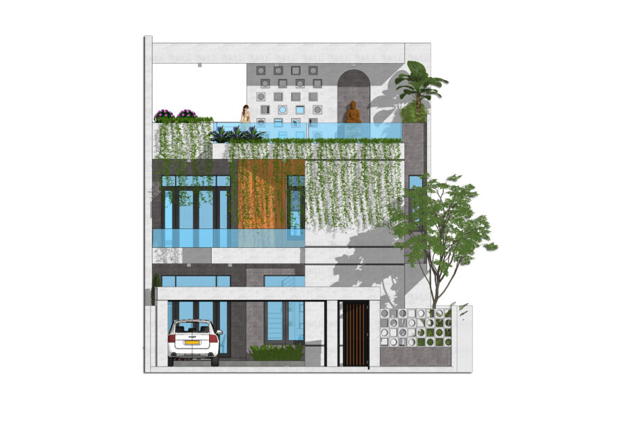 Biệt thự 3 tầng