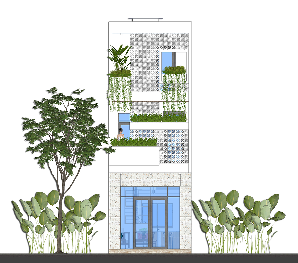 NHÀ 3 TẦNG LỆCH 3.9M