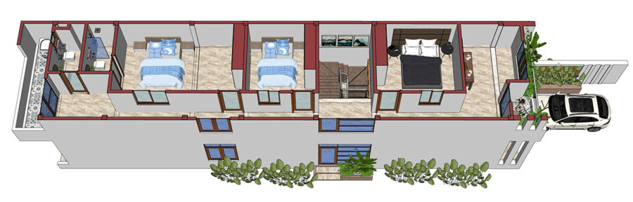 NHÀ PHỐ 5M