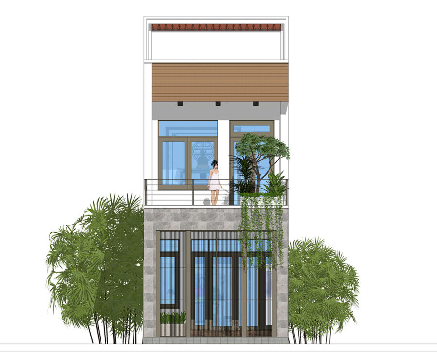 Nhà phố 2.5 tầng