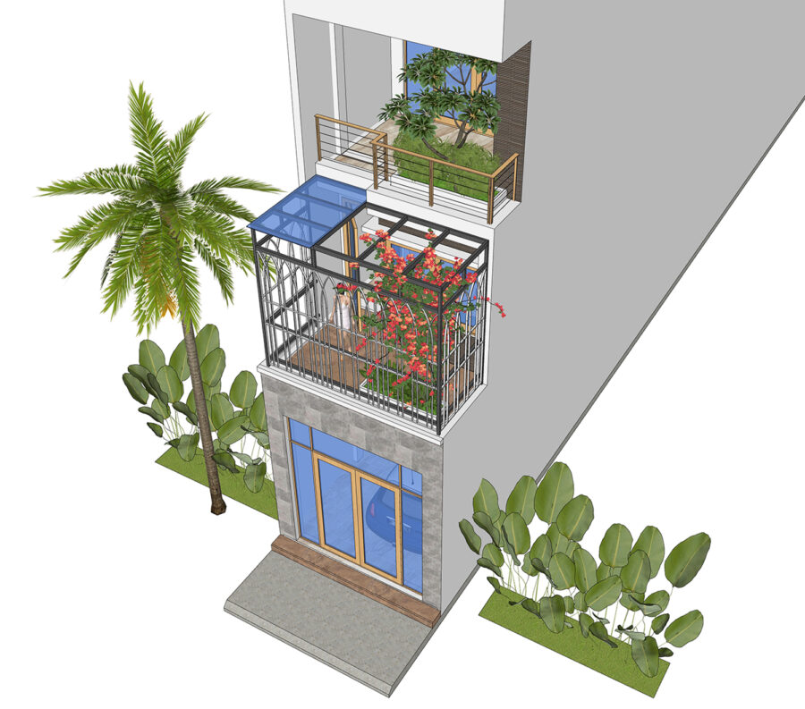 NHÀ 3 TẦNG MẶT TIỀN DƯỚI 4M
