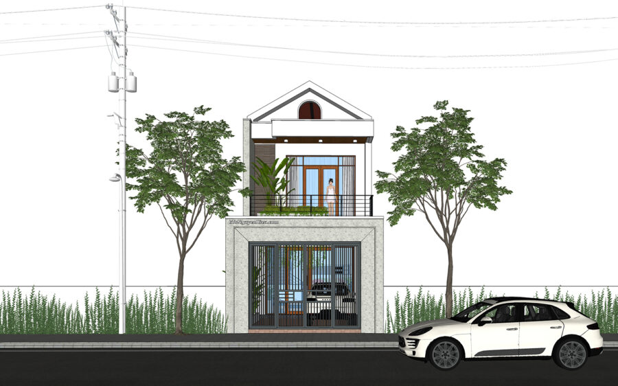 Nhà 5mx20m 2 tầng