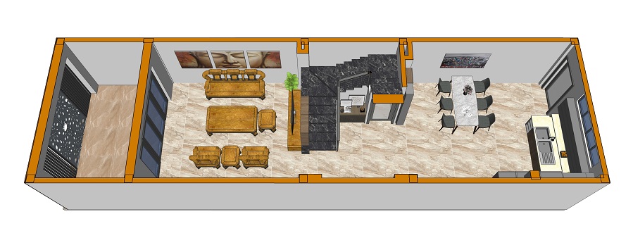 Nhà 4.5mx16m 3 tầng