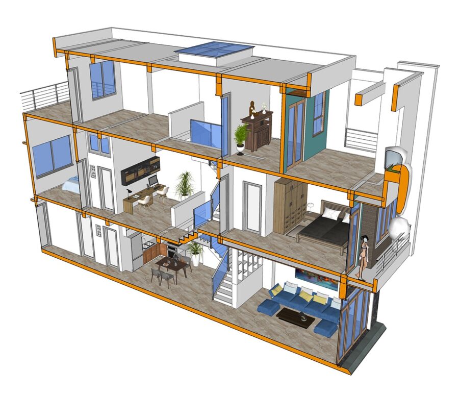 Thiết kế nhà phố